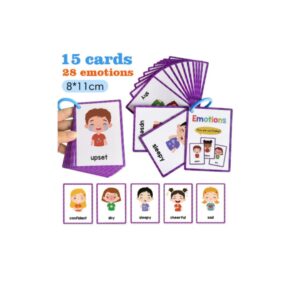 Emotions Learning Flashcards 15 Cards, 28 Words