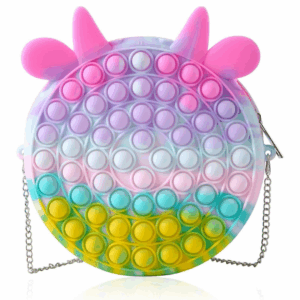 Pop Fidget it Purse Bags Toys for Girls (Pink)