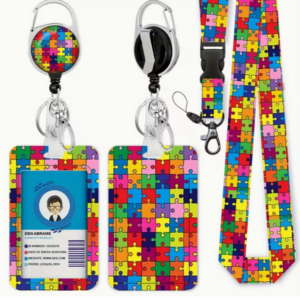 Autism Awareness Lanyard