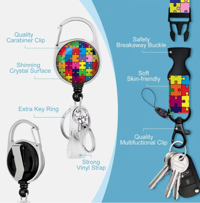 Autism Awareness Lanyard - Image 5